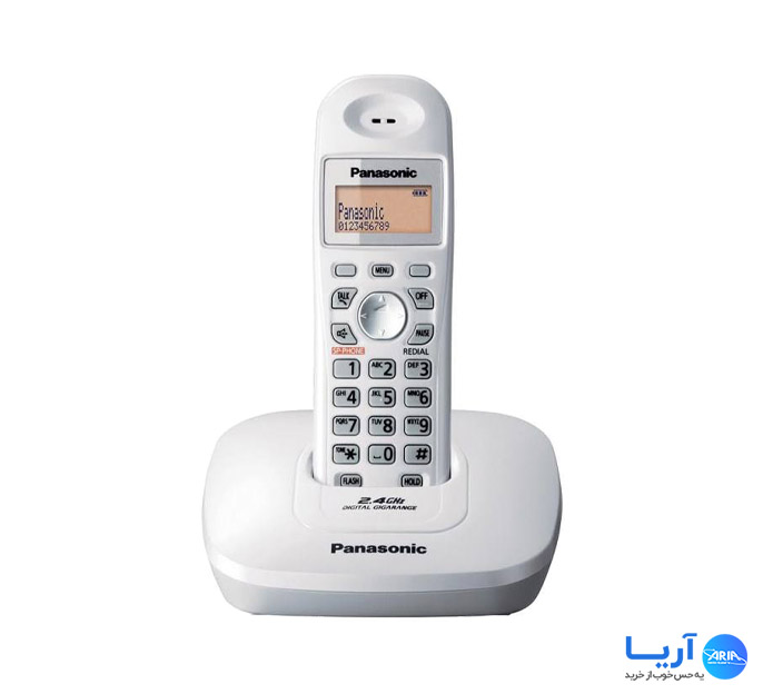 قیمت و خرید گوشی تلفن بی سیم پاناسونیک KX-TG3611BX | فروشگاه آریا